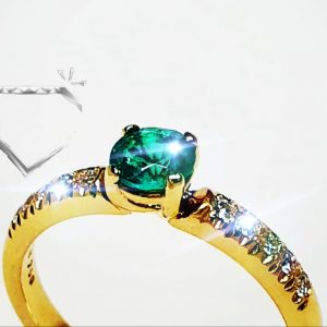 Anillo esmeralda paris - hover