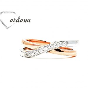 ARGOLLA ORO 18 K PARIS DIAMANTE - hover