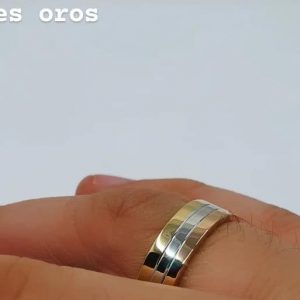 ARGOLLA TRES OROS 18 K PLANA 6 mm - hover