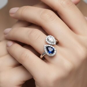 Anillo Zafiro Cielo Eterno - hover