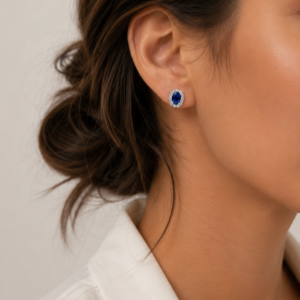 Aretes Celeste de Zafiro - hover