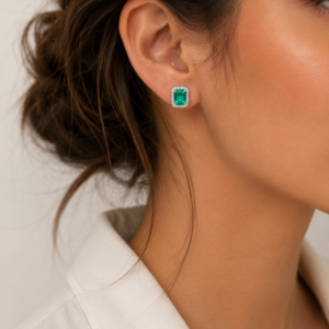 Aretes Alma de Esmeralda - hover