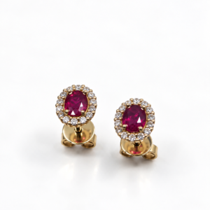 Aretes Rubí Pasión Eterna - hover
