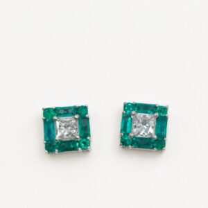 Aretes Destello de Esmeralda
